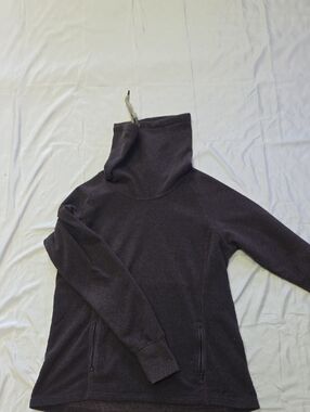 Women's Cozy High Neck Pullover Sweater in Dark Plum